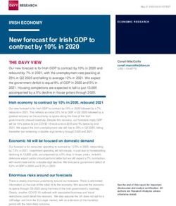New forecast for Irish GDP to contract by 10% in 2020