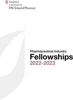 Fellowships 2022-2023 - Pharmaceutical Industry - USC School of Pharmacy