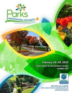 February 24-28, 2020 Coast Hotel & Convention Centre Langley, BC - bcrpa