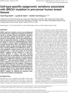 Cell-type-specific epigenomic variations associated with BRCA1mutation in pre-cancer human breast tissues