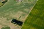 Seen from the air, the dry summer reveals an ancient harvest of archaeological finds