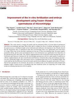 Improvement of the in vitro fertilization and embryo development using frozen-thawed spermatozoa of microminipigs - AAB