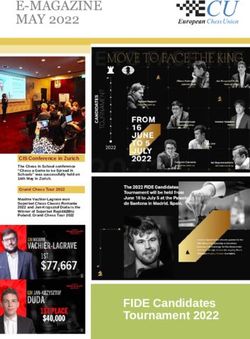 E-MAGAZINE MAY 2022 - European Chess Union.