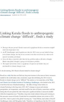 Linking Kerala floods to anthropogenic climate change 'difficult', finds a study - IIT Gandhinagar