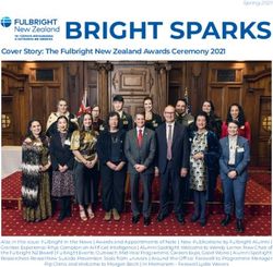 BRIGHT SPARKS - Fulbright New Zealand