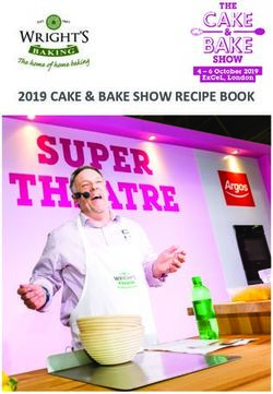 2019 CAKE & BAKE SHOW RECIPE BOOK - Wrights Baking