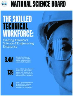 THE SKILLED TECHNICAL WORKFORCE: National Science Foundation