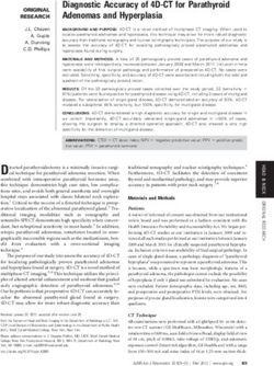 Diagnostic Accuracy of 4D-CT for Parathyroid Adenomas and Hyperplasia