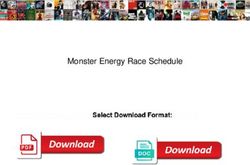Monster Energy Race Schedule - Chic to Chic