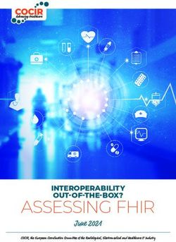 ASSESSING FHIR INTEROPERABILITY OUT-OF-THE-BOX? - June 2021 - COCIR