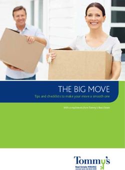 THE BIG MOVE Tips and checklists to make your move a smooth one - Tommy's Real Estate