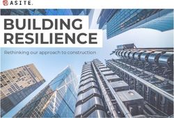 BUILDING RESILIENCE Rethinking our approach to construction - Asite