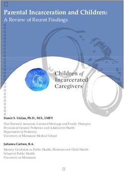 Parental Incarceration and Children: Children of Incarcerated ...