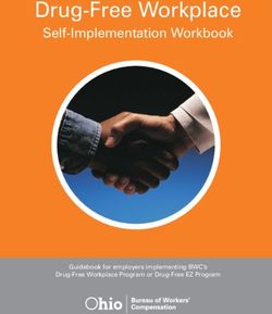 Drug-Free Workplace Self-Implementation Workbook - Guidebook for employers implementing BWC's
