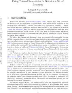 Using Textual Summaries to Describe a Set of Products