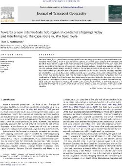 Journal o f Transport Geography
