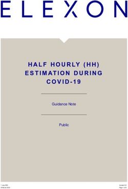 HALF HOURLY (HH) ESTIMATION DURING - Guidance Note Public - Elexon