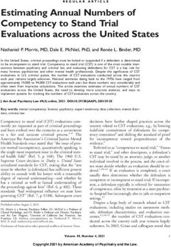 Estimating Annual Numbers of Competency to Stand Trial Evaluations across the United States