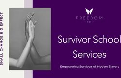 Empowering Survivors of Modern Slavery - The Freedom Hub