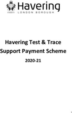 Havering Test & Trace Support Payment Scheme 2020-21