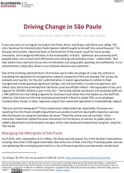 Driving Change in S&atilde;o Paulo