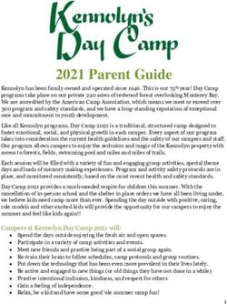 2021 Parent Guide - Kennolyn Camps