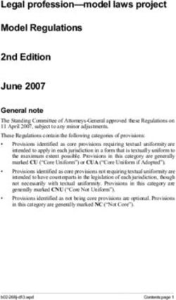 Legal profession-model laws project Model Regulations 2nd Edition June 2007