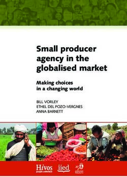 Small producer agency in the globalised market - Making choices in a changing world - pubs.iied.org.