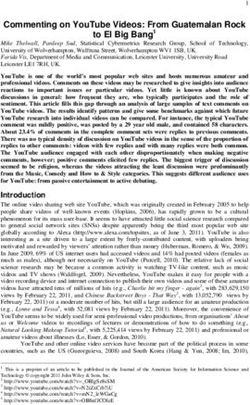 Commenting on YouTube Videos: From Guatemalan Rock to El Big Bang1