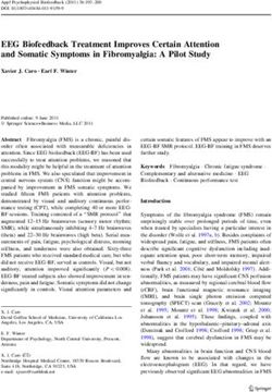 EEG Biofeedback Treatment Improves Certain Attention and Somatic Symptoms in Fibromyalgia: A Pilot Study