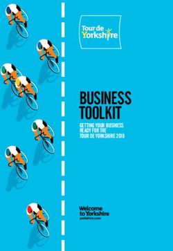 BUSINESS TOOLKIT GETTING YOUR BUSINESS READY FOR THE TOUR DE YORKSHIRE 2018 - Hambleton District Council