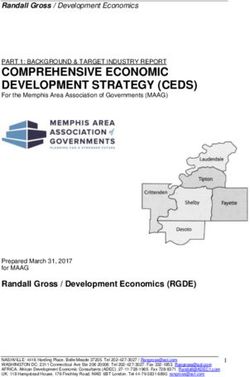 COMPREHENSIVE ECONOMIC DEVELOPMENT STRATEGY (CEDS)