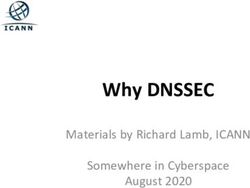 Why DNSSEC Materials by Richard Lamb, ICANN Somewhere in Cyberspace August 2020