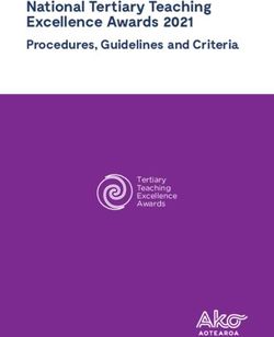 National Tertiary Teaching Excellence Awards 2021 - Procedures, Guidelines and Criteria - Ako ...