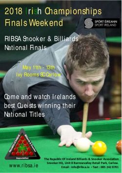 2018 Irish Championships Finals Weekend - RIBSA Snooker & Billiards National Finals