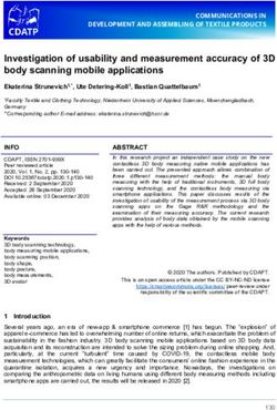 Investigation of usability and measurement accuracy of 3D body scanning mobile applications
