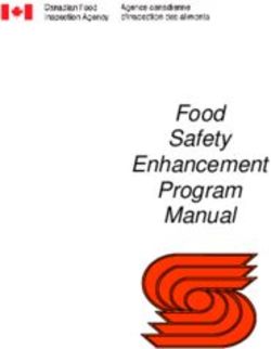 Food Safety Enhancement Program Manual