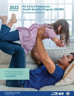 2022 NJ School Employees' Health Benefits Program (SEHBP) - Local Education Employees - NJ.gov