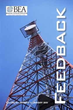 VOLUME 50 NUMBER 1 JANUARY 2009 - The Broadcast ...