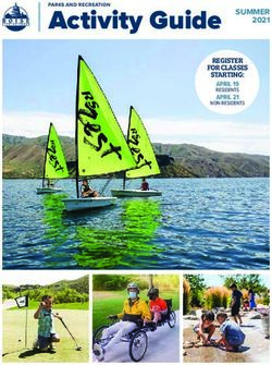 Activity Guide SUMMER - REGISTER FOR CLASSES STARTING: APRIL 19 - City of Boise