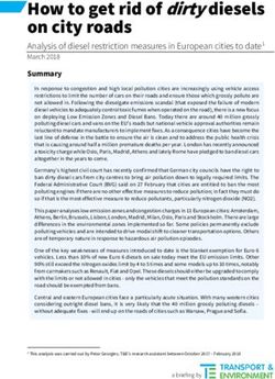 How to get rid of dirty diesels on city roads - Transport & Environment