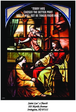 SSaint Leo' s Church 103 Myrtle Avenue Irvington, NJ 07111