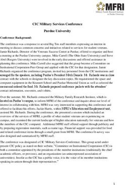 CIC Military Services Conference Purdue University