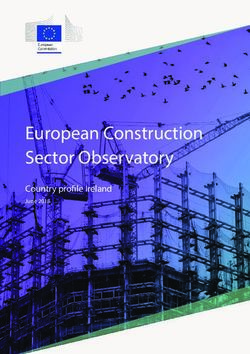 European Construction Sector Observatory - Country profile Ireland June 2018
