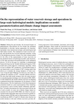 On the representation of water reservoir storage and operations in large-scale hydrological models: implications on model parameterization and ...