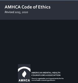 AMHCA Code of Ethics Revised 2015, 2020 - American Mental Health Counselors ...
