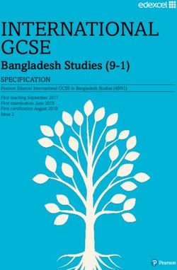 INTERNATIONAL GCSE Bangladesh Studies (9-1) SPECIFICATION Pearson Edexcel International GCSE in Bangladesh Studies (4BN1) - Pearson qualifications