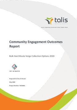 Community Engagement Outcomes Report - Bulk Hard Waste Verge Collection Options 2020 - Item 10.1 Waste Strategy Project 2