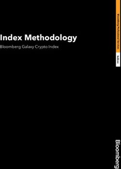 Index Methodology Bloomberg Galaxy Crypto Index