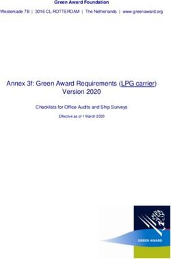 Annex 3f: Green Award Requirements (LPG carrier) Version 2020 - Green Award Foundation